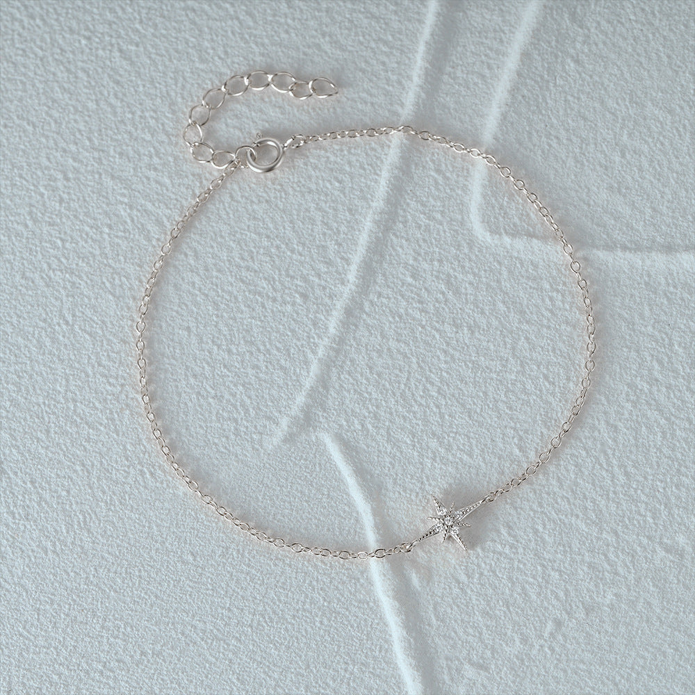 925 Sterling Silver Bracelets Simple Style