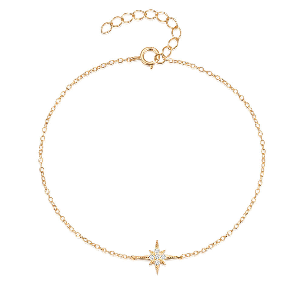 925 Sterling Silver Bracelets Simple Style