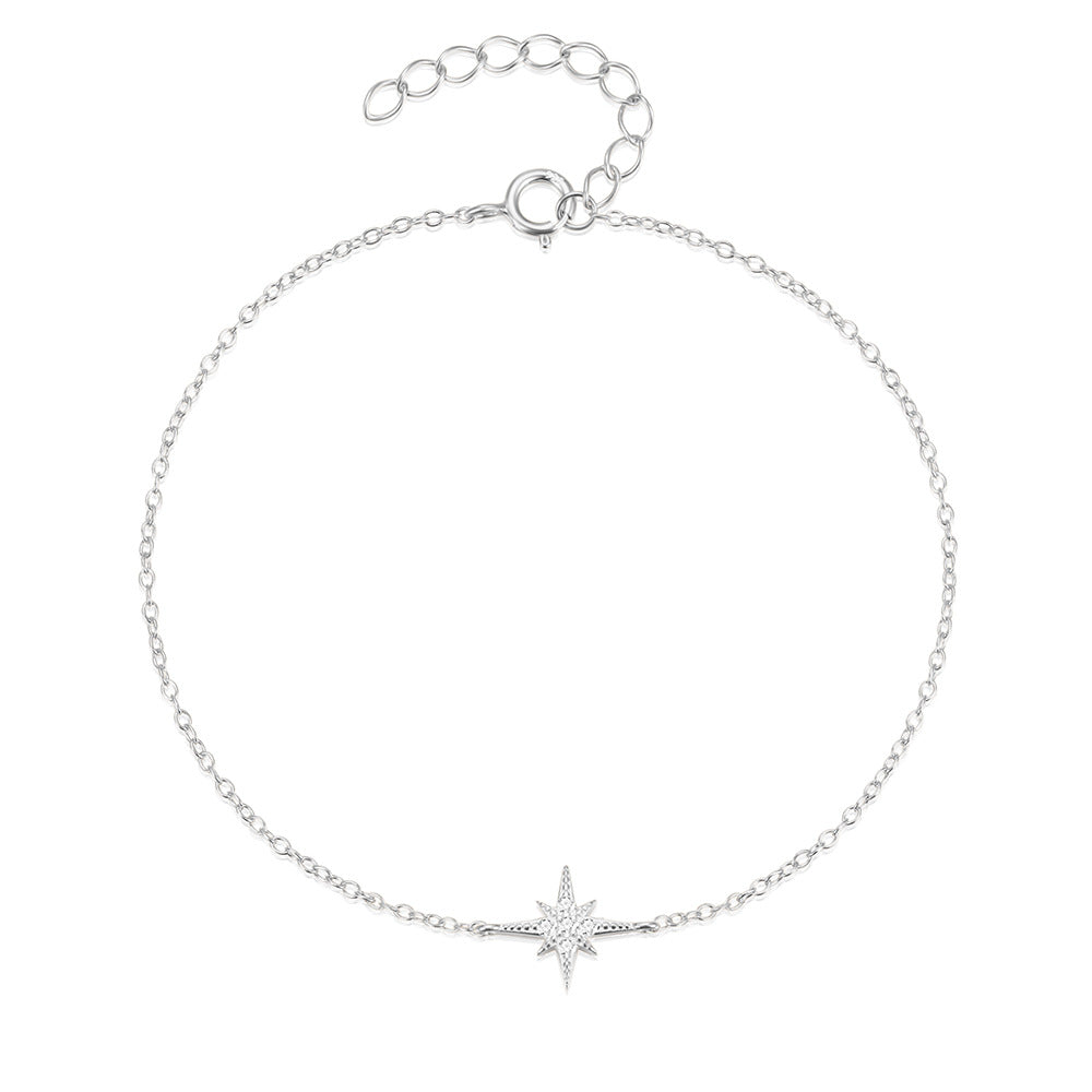 925 Sterling Silver Bracelets Simple Style
