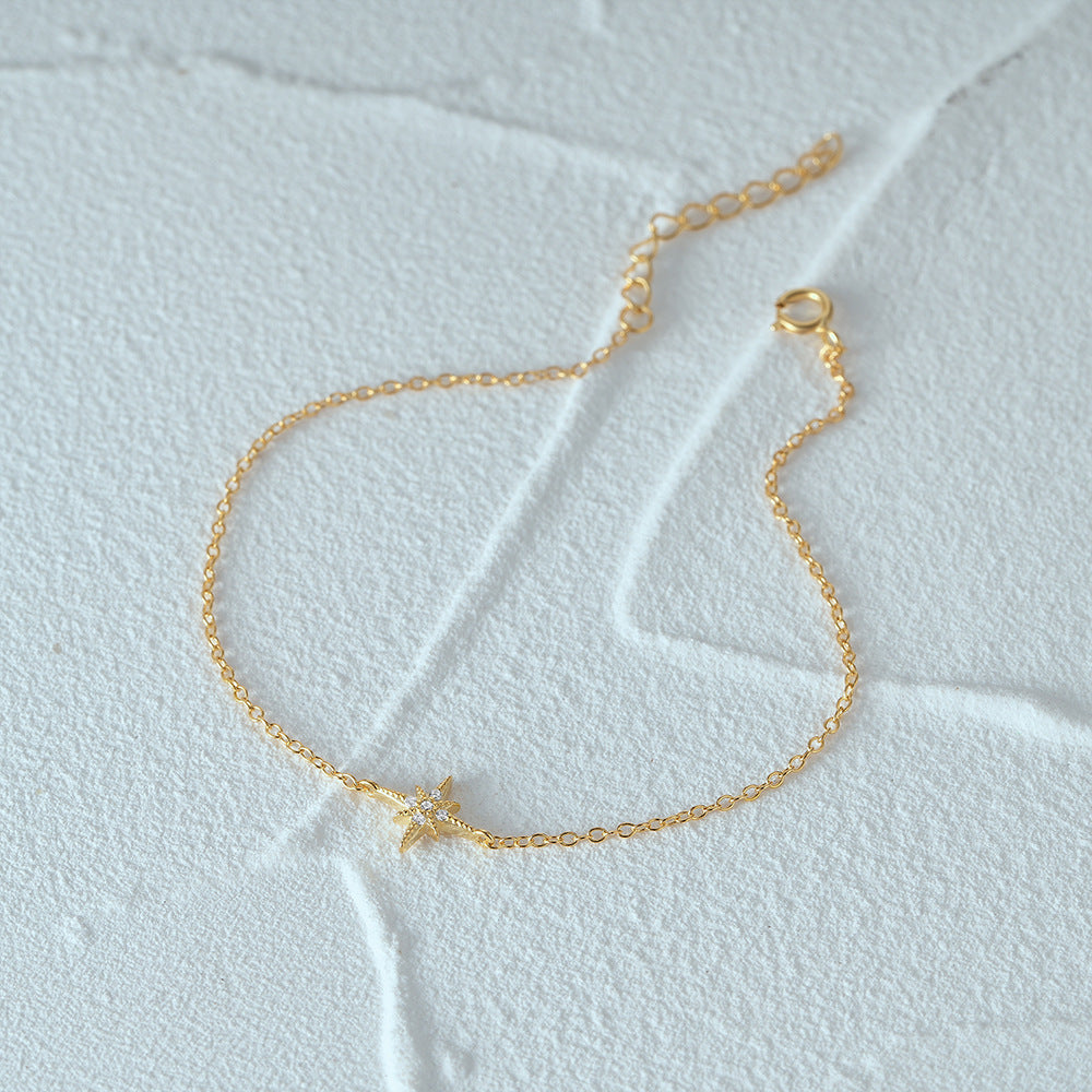925 Sterling Silver Bracelets Simple Style