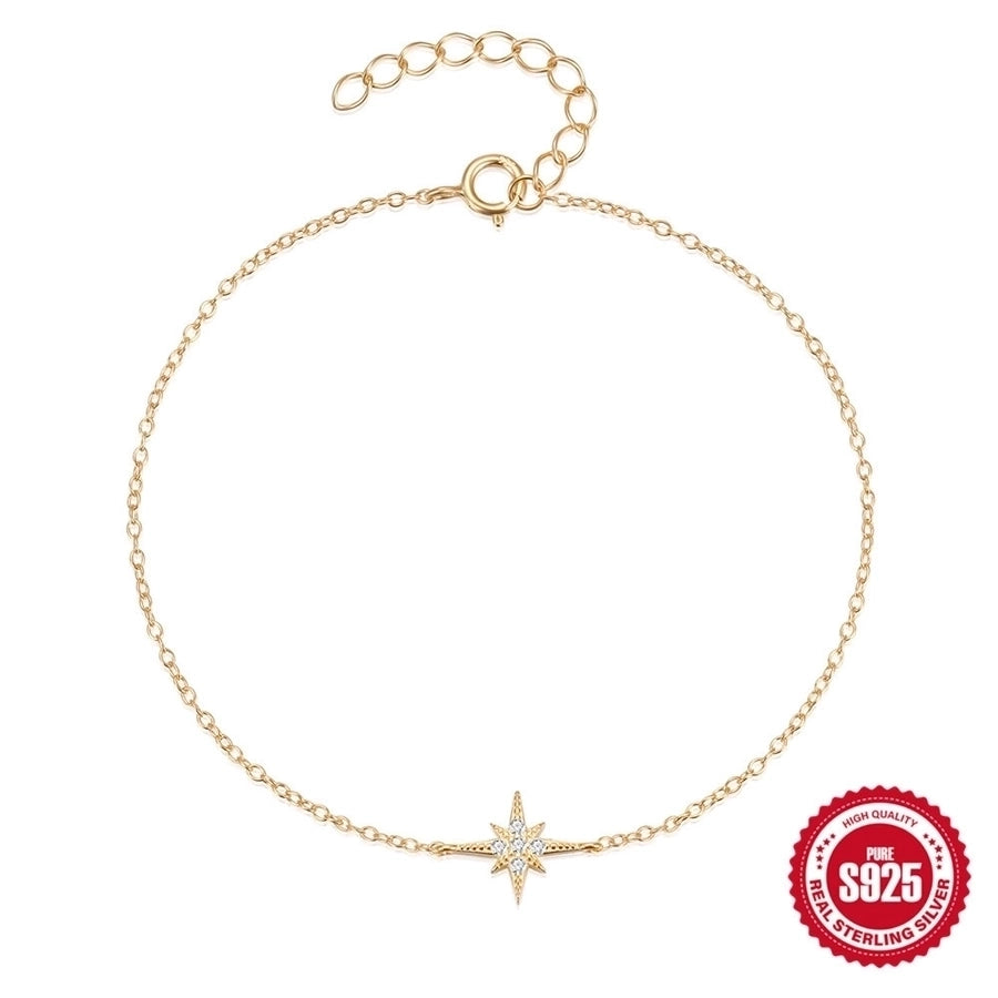 925 Sterling Silver Bracelets Simple Style