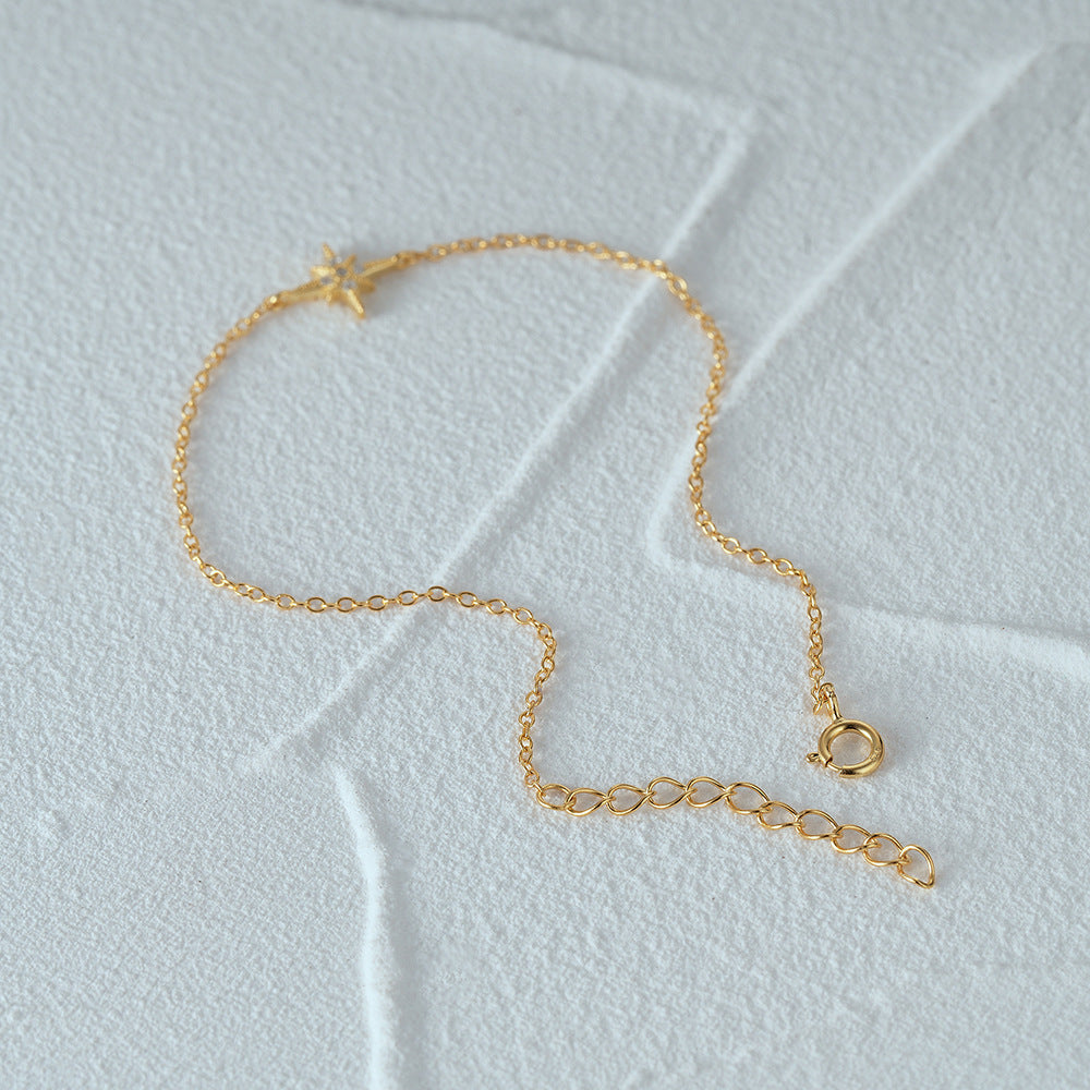 925 Sterling Silver Bracelets Simple Style