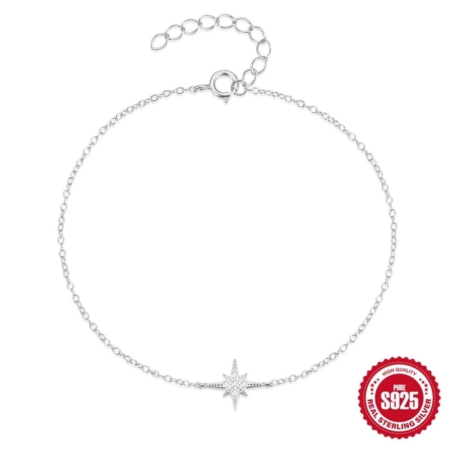 925 Sterling Silver Bracelets Simple Style